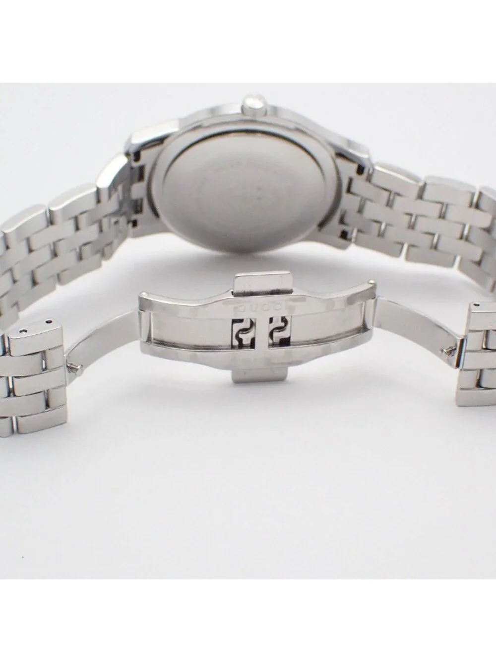 Gucci Quartz Watch Black Dial Ssstrap